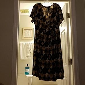Lane Bryant mock wrap dress Size 18/20